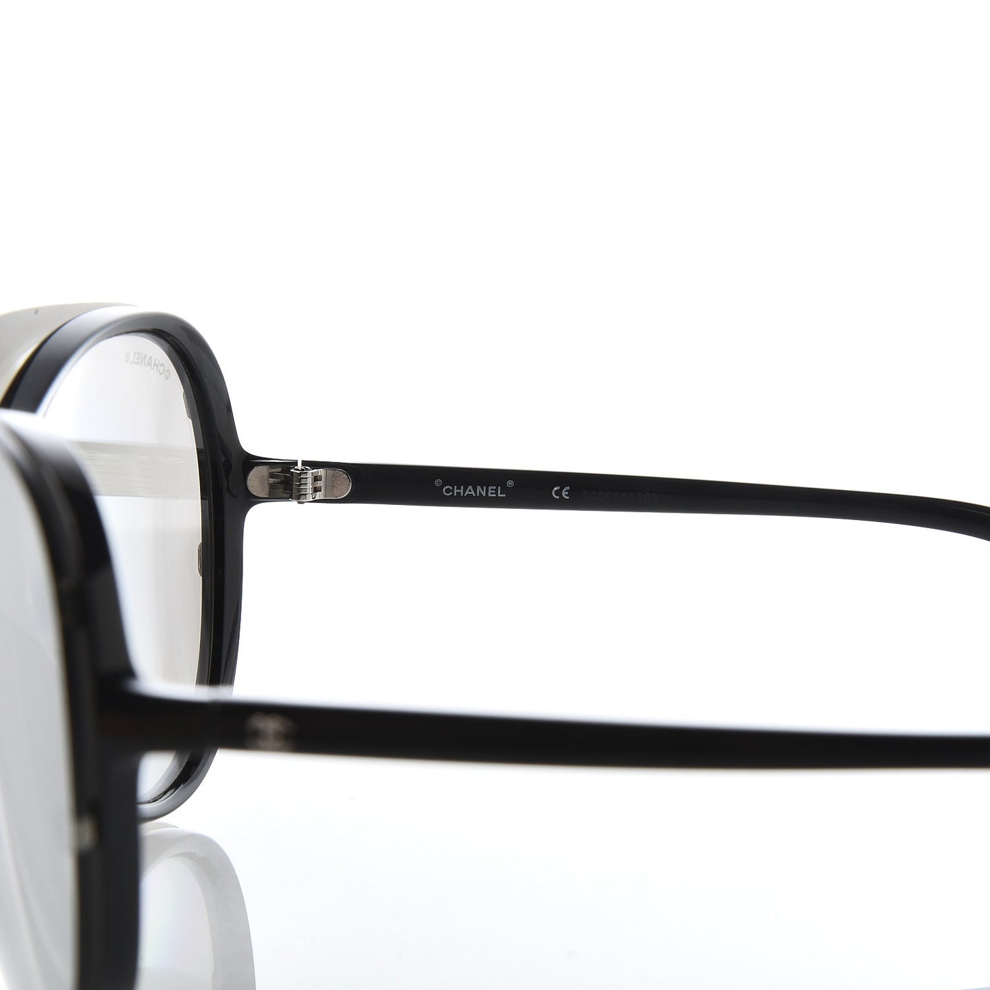 Clip On Sunglasses 71230 Mirror Grey Black