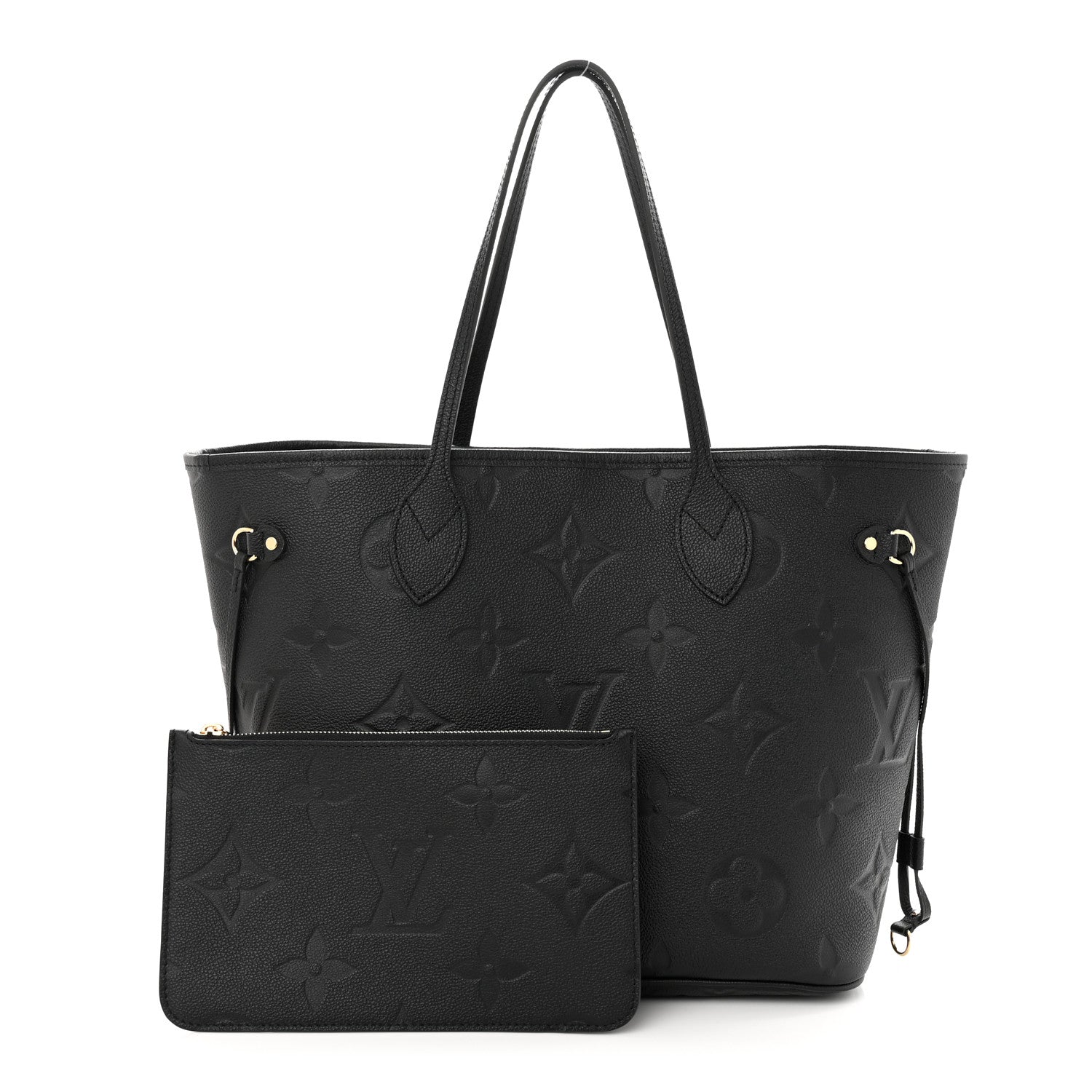 Louis Vuitton Empreinte Monogram Giant Neverfull MM Black 1 of 10