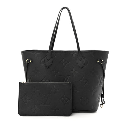 Louis Vuitton Empreinte Monogram Giant Neverfull MM Black 1 of 10