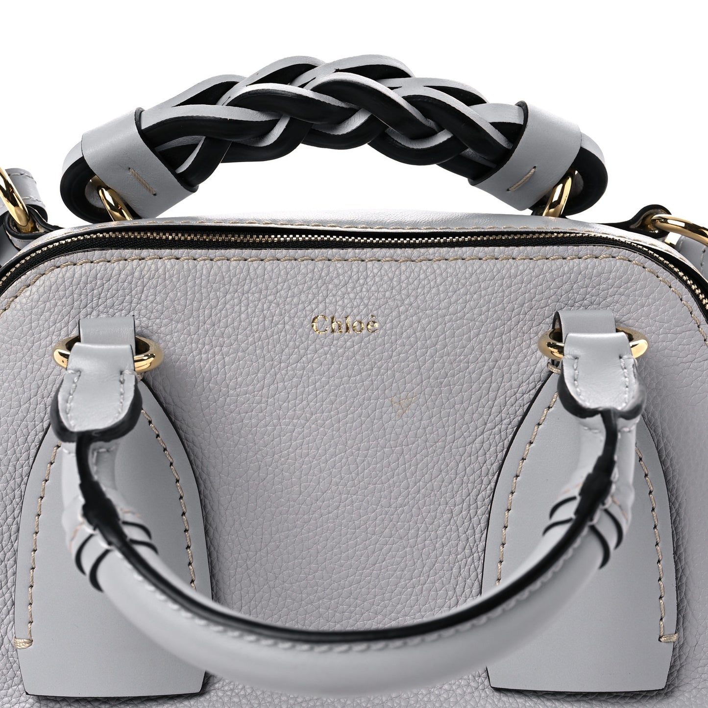 Calfskin Small Daria Stormy Grey