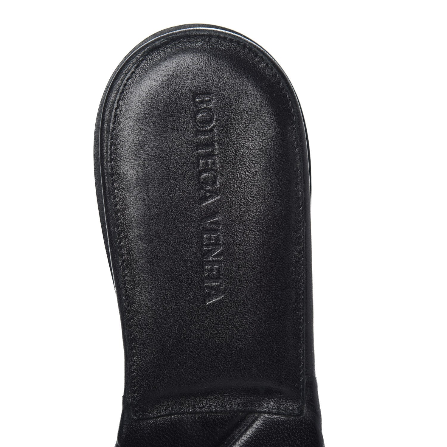 Bottega Veneta Nappa Quilted Rubber Lido Flat Sandals 38.5 Black 6 of 8