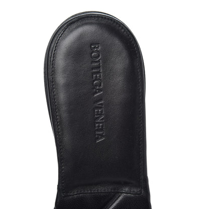 Bottega Veneta Nappa Quilted Rubber Lido Flat Sandals 38.5 Black 6 of 8