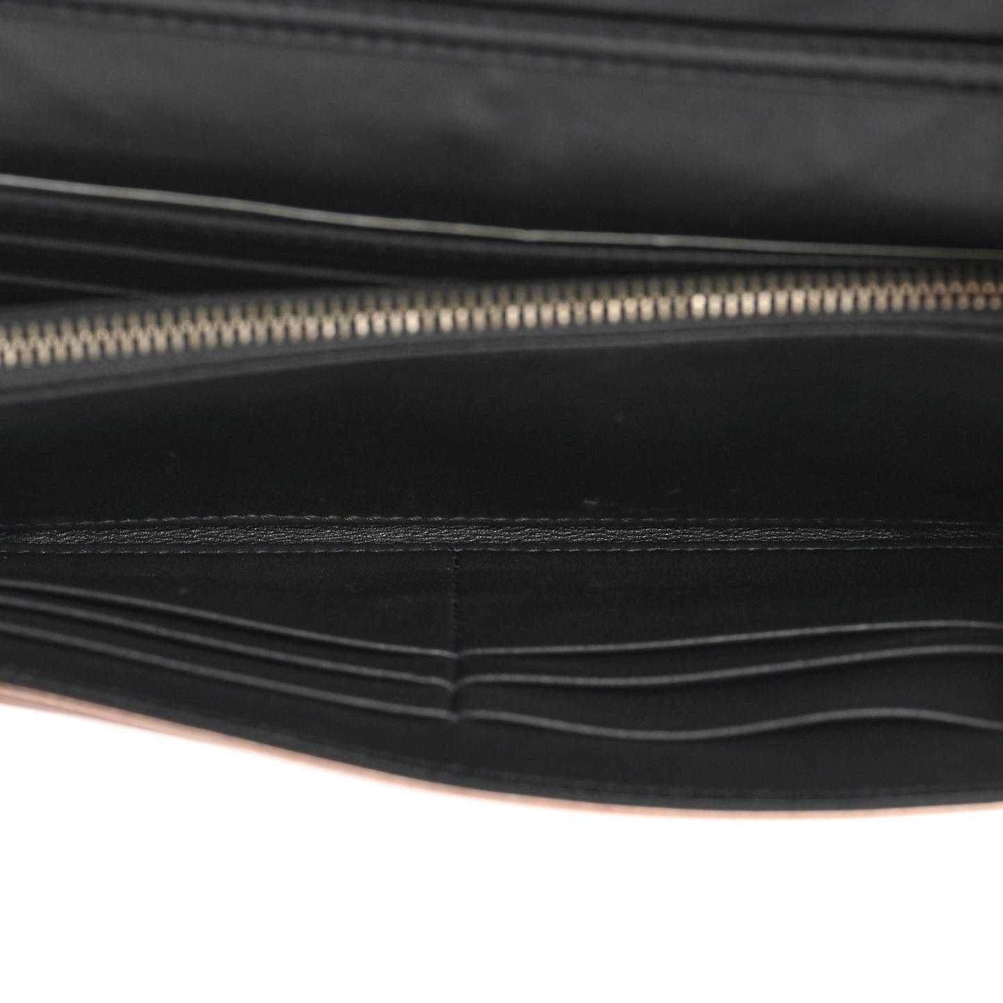 Metallic Patent Micro-Cannage Diorama Croisiere Chain Wallet Hyper Pink
