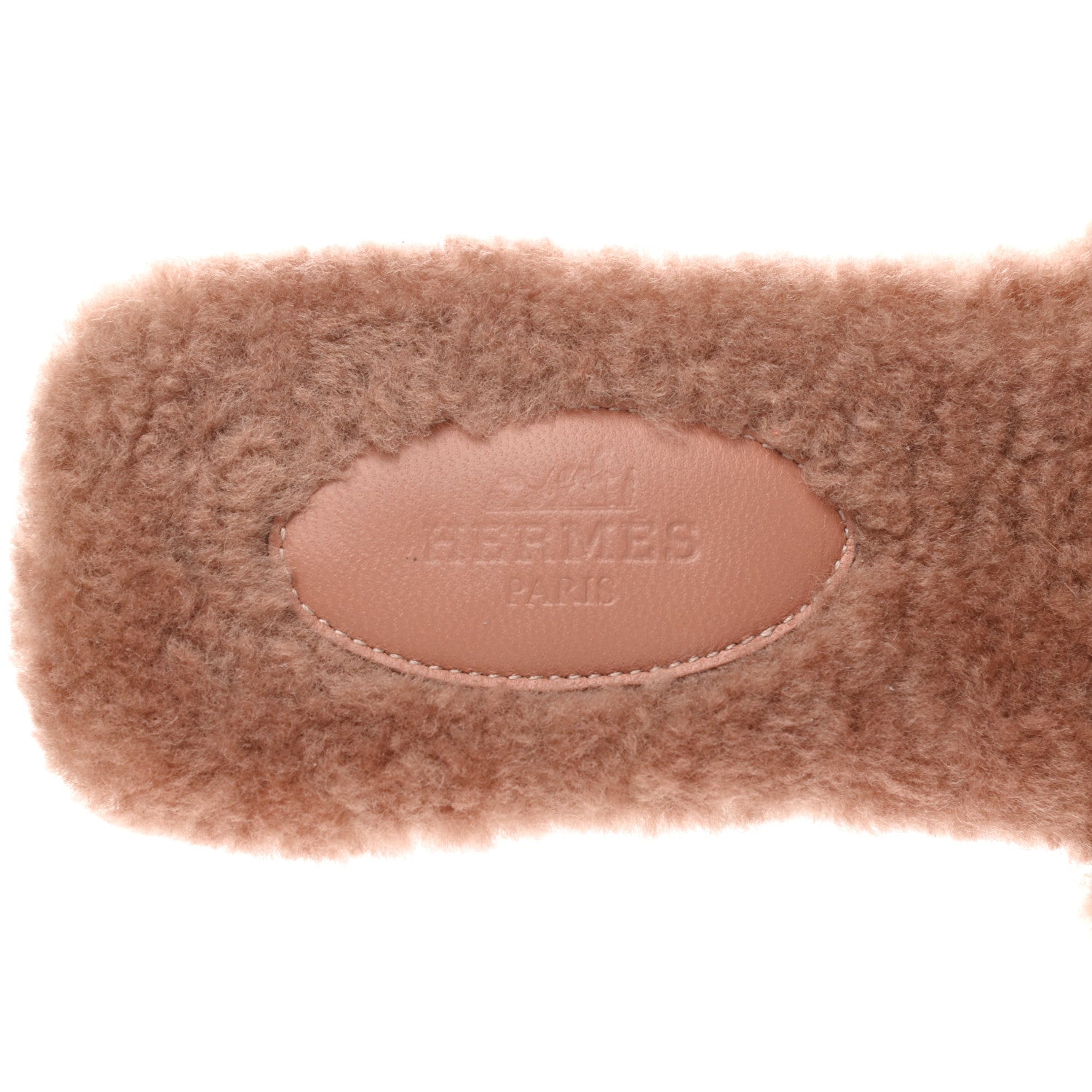 Hermes Woolskin Oran Sandals 36 Rose Aube 6 of 9