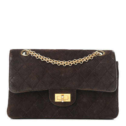 Chanel Suede Quilted 2.55 Reissue 225 Flap Brown 1 of 15