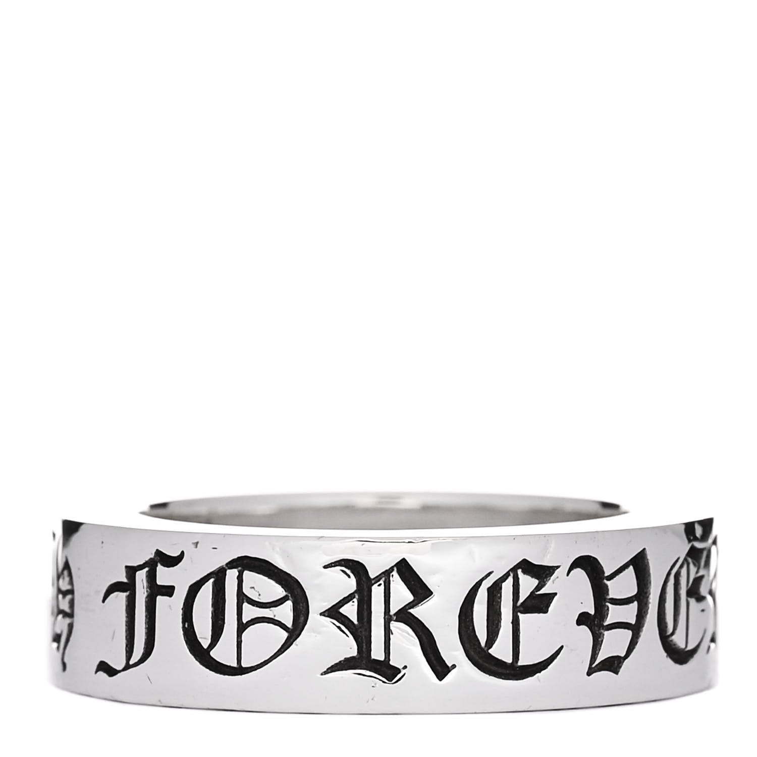 Chrome Hearts Sterling Silver Forever Spacer Ring 52 6 1 of 5