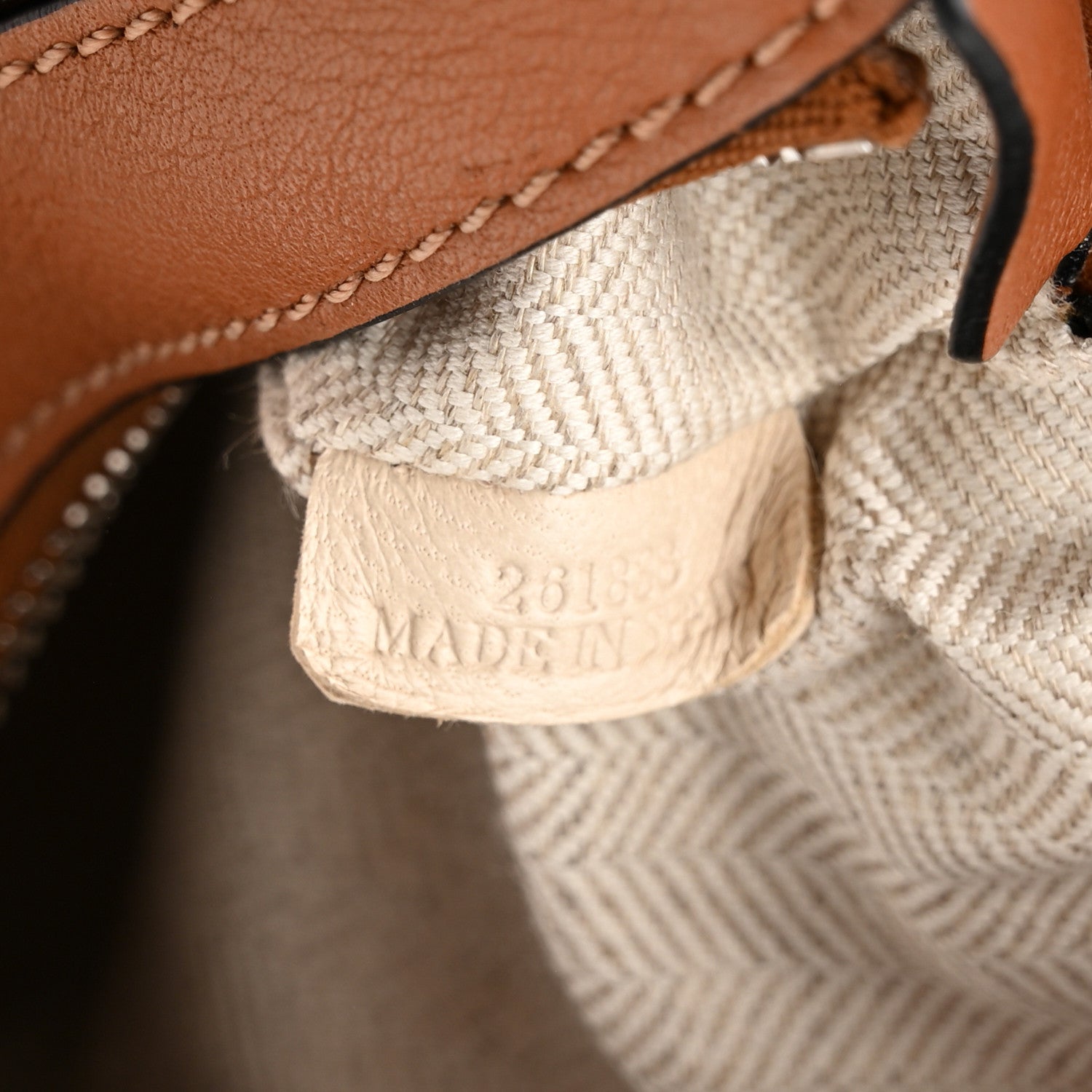 Loewe Calfskin Mini Puzzle Bag Tan 6 of 8