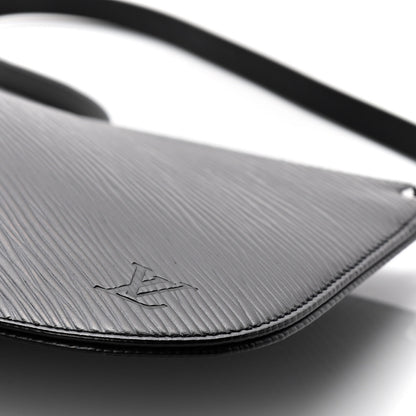 Louis Vuitton Epi Demi Lune Pochette Black 9 of 11