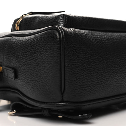 Gucci Pebbled Calfskin Soho Chain Backpack Black 9 of 11