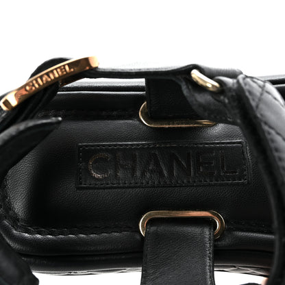 Chanel Lambskin Quilted Platform Sandals 37 Black 15 of 18