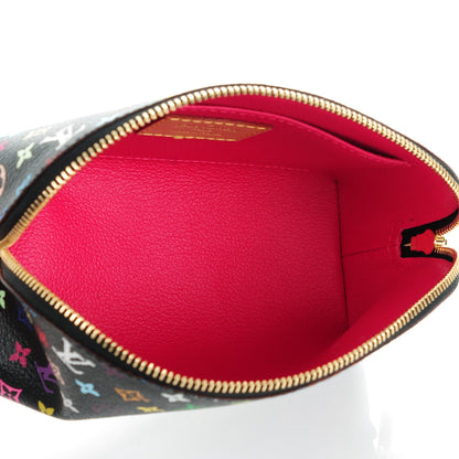 Louis Vuitton Monogram Multicolor Cosmetic Pouch Black Grenade 5 of 7