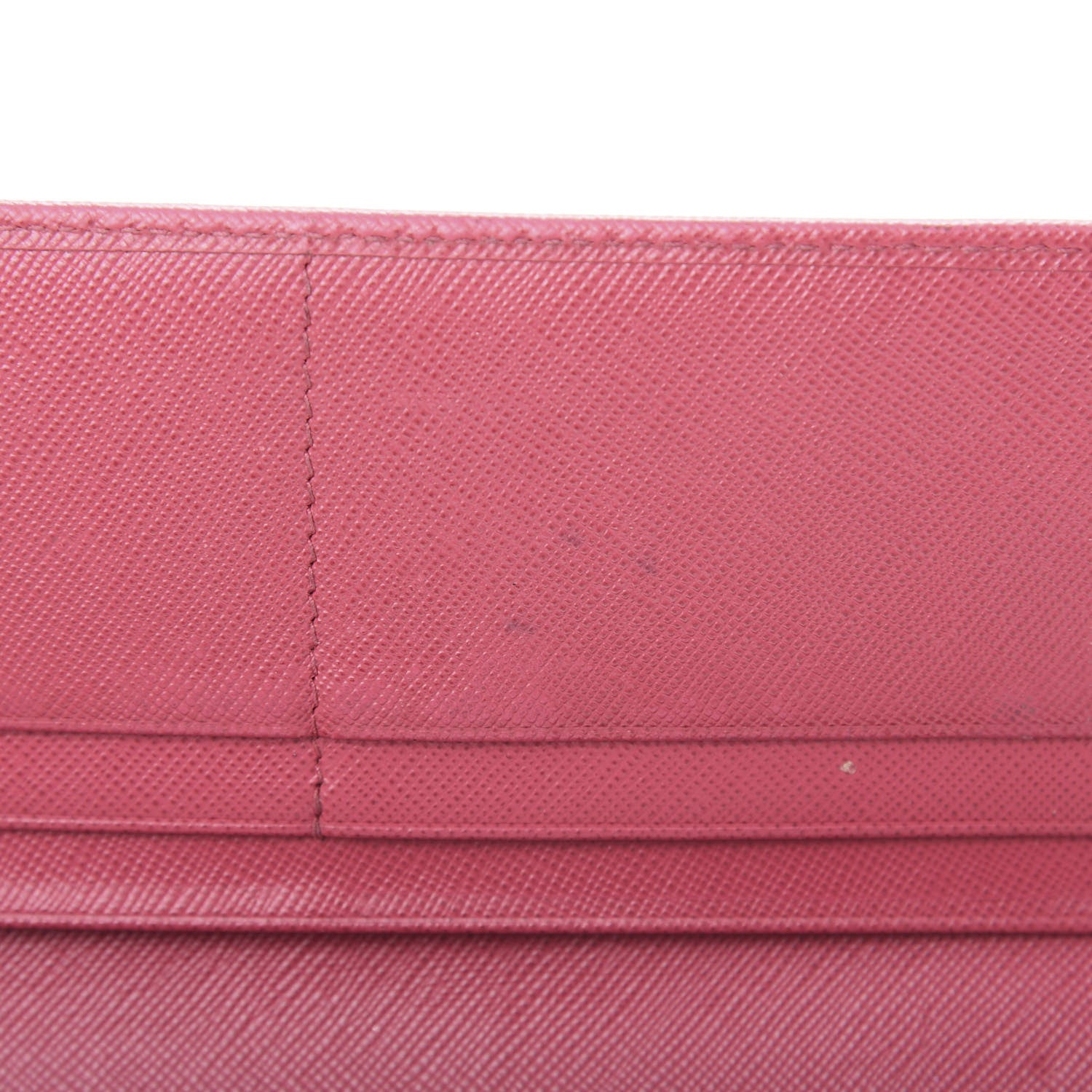 Prada Saffiano Bow Continental Wallet Peonia 10 of 17