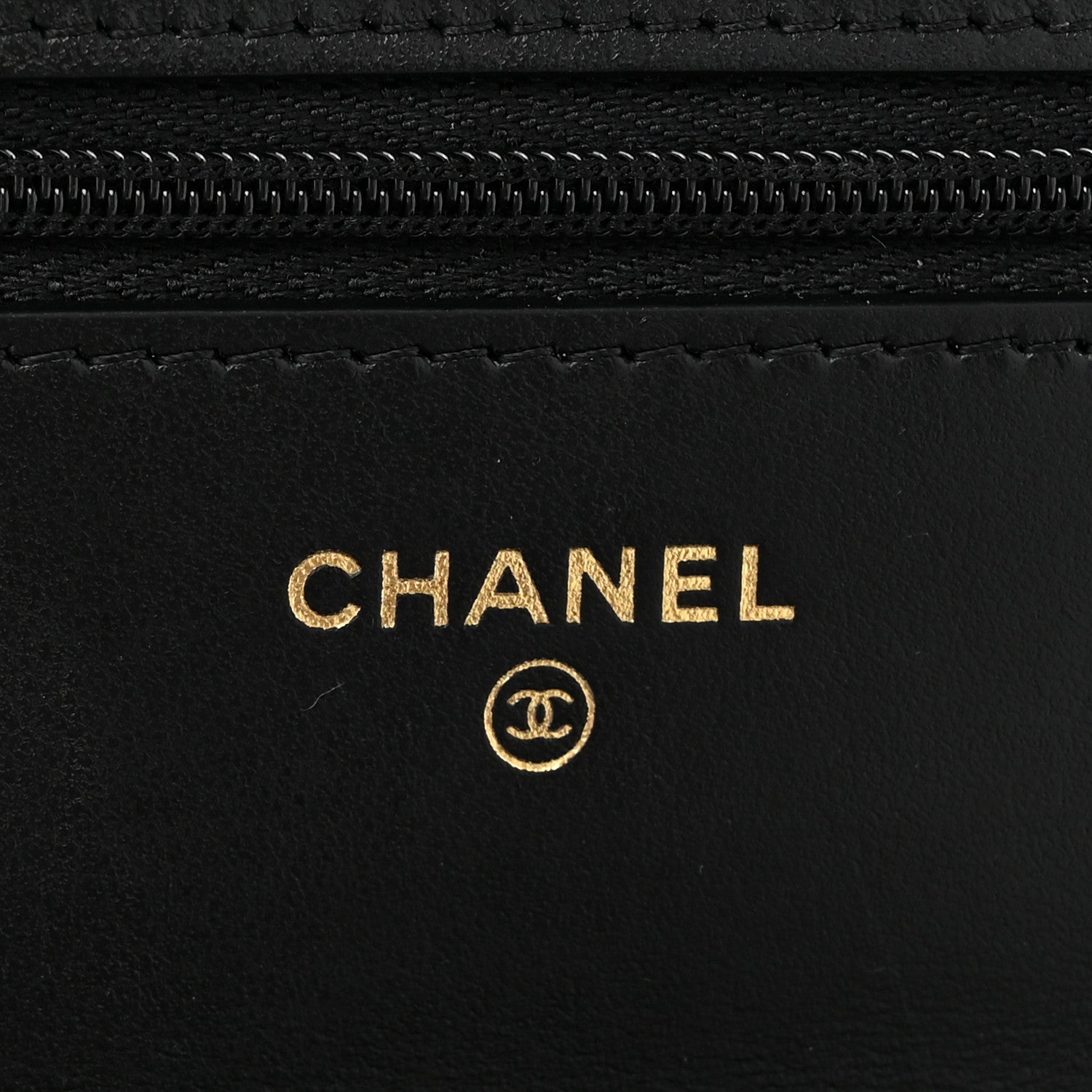 Chanel Shiny Caviar Quilted Pick Me Up Wallet On Chain WOC Black 6 of 11