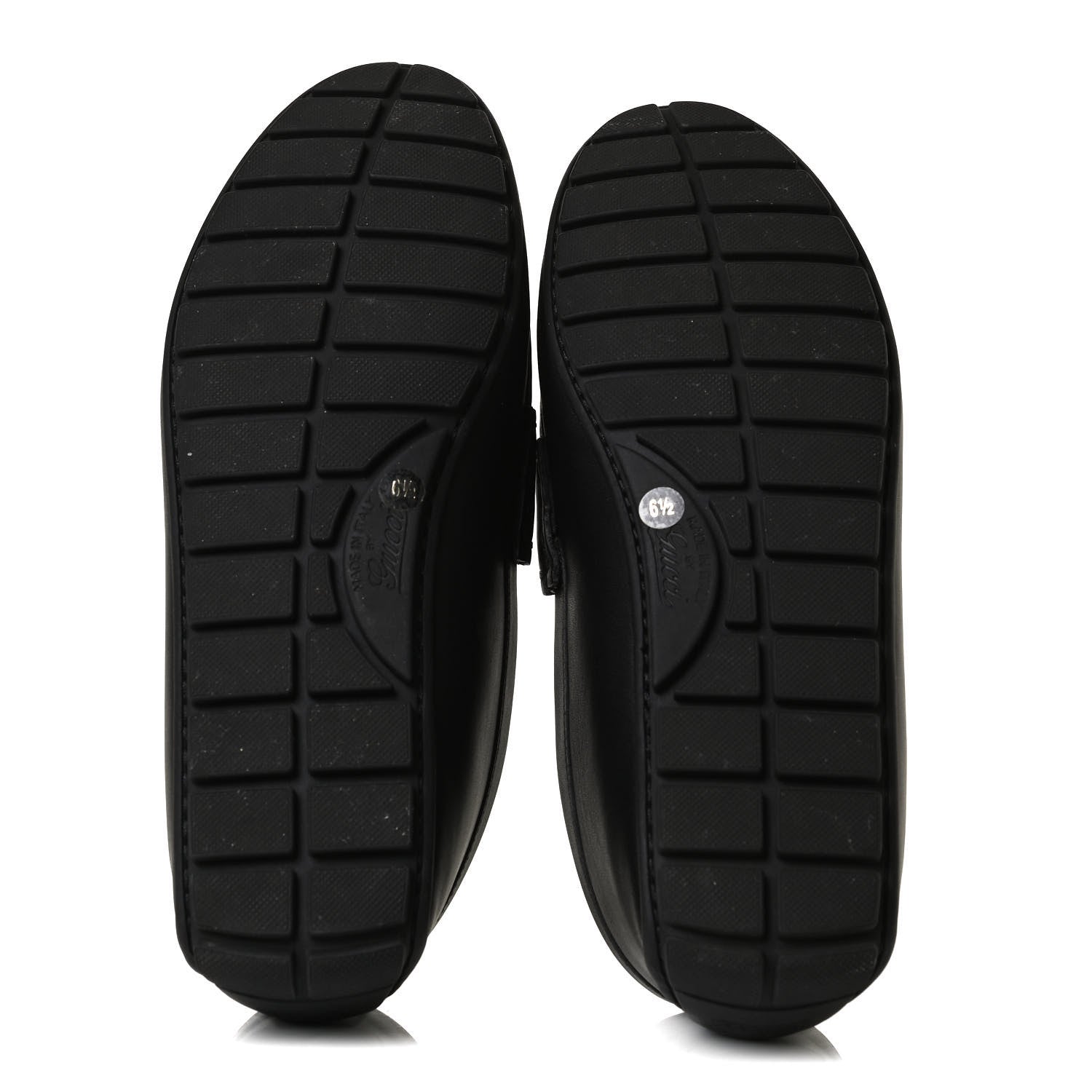 Gucci Calfskin Miro Soft Microguccissima Mens Driver Loafer 6.5 Black 7 of 13