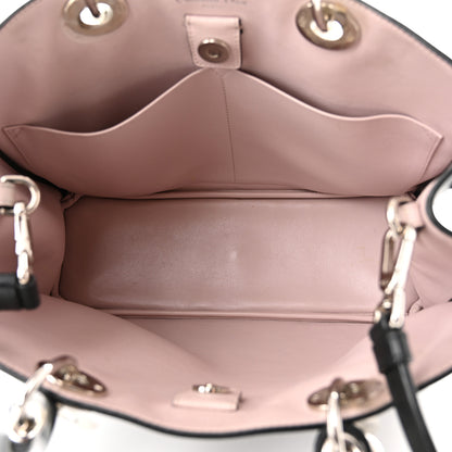 Christian Dior Smooth Calfskin Medium Diorissimo Tote Black Rose Poudre 5 of 10