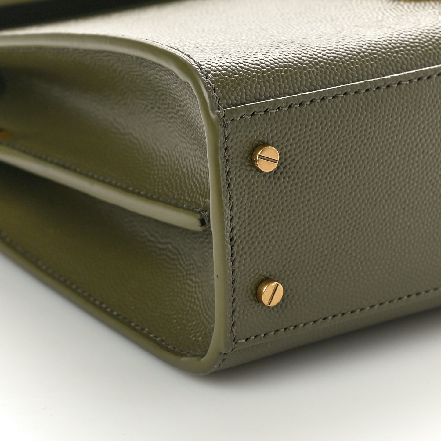 Grain de Poudre Mini Classic Monogram Cassandra Top Handle Olive