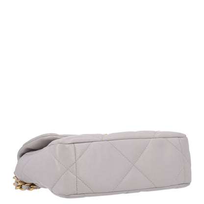Chanel Lambskin Quilted Medium Chanel 19 Flap Grey 4 of 10