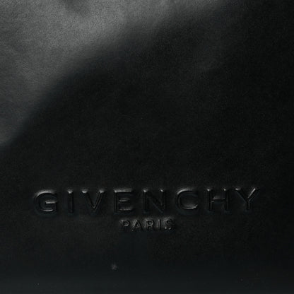 Givenchy Calfskin Logo Debossed Medium Shopper Tote Black 6 of 9