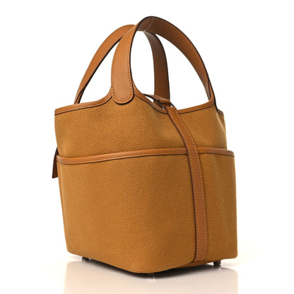 Hermes Toile Goeland Swift Cargo Picotin Lock 18 Sesame 3 of 10
