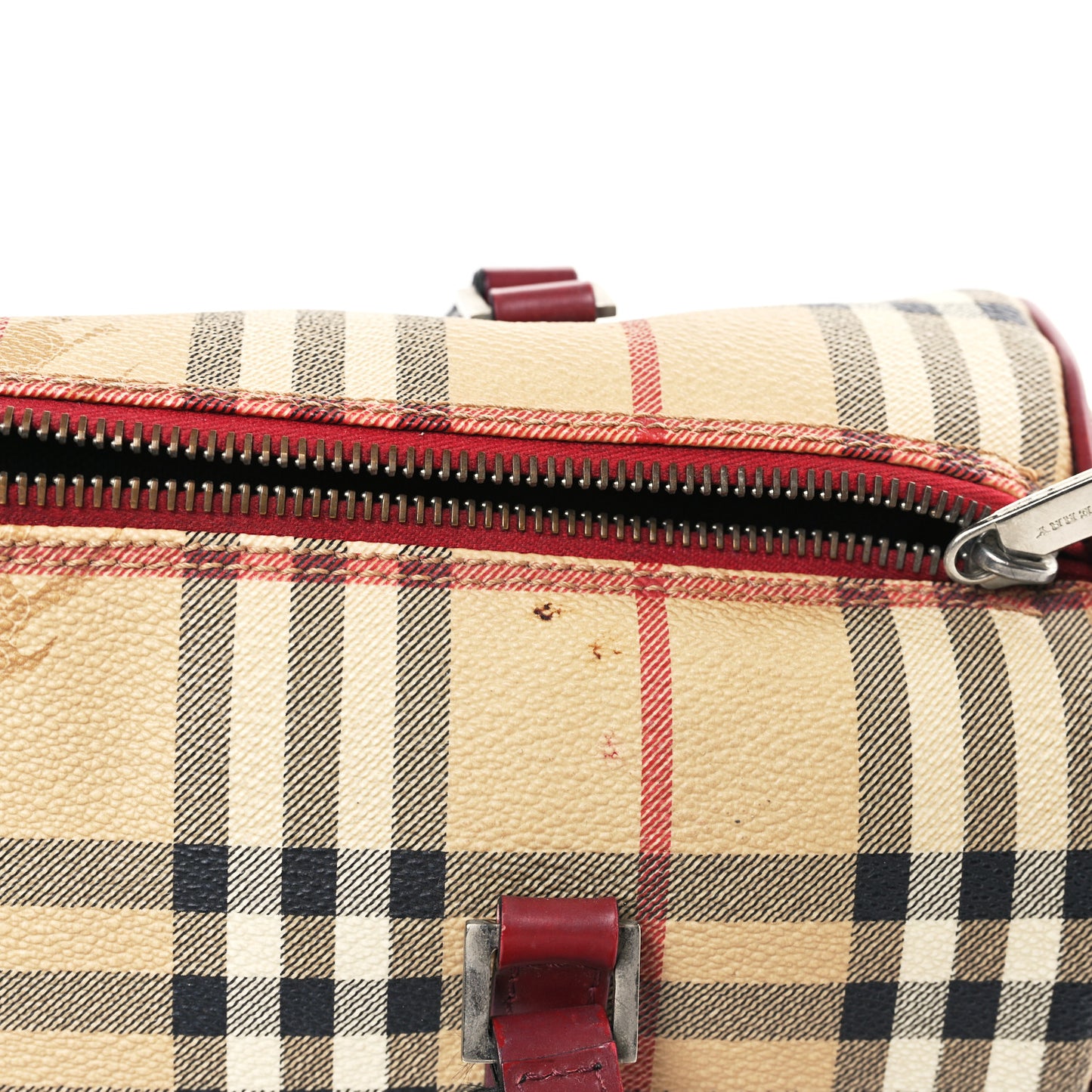 Haymarket Check Barrel Bag Brown