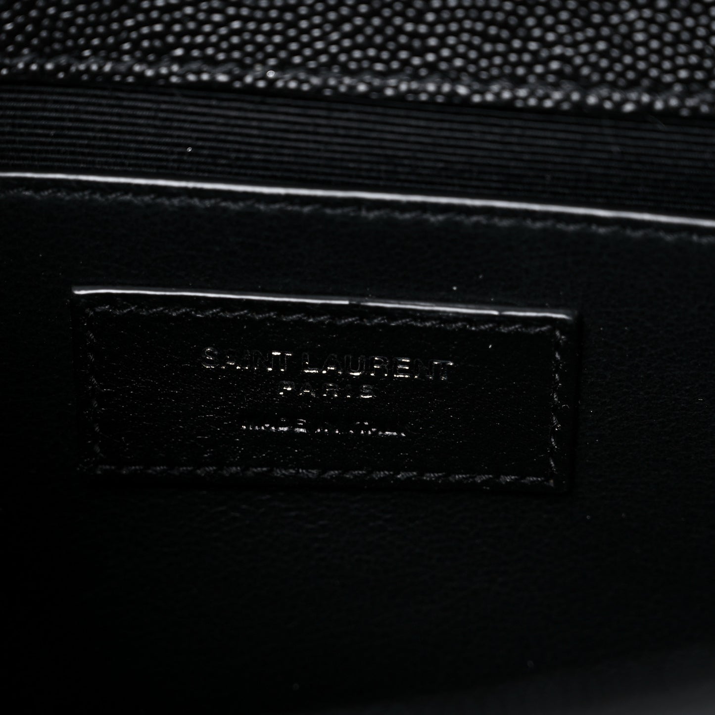 Grain De Poudre Small Monogram Kate Satchel Black