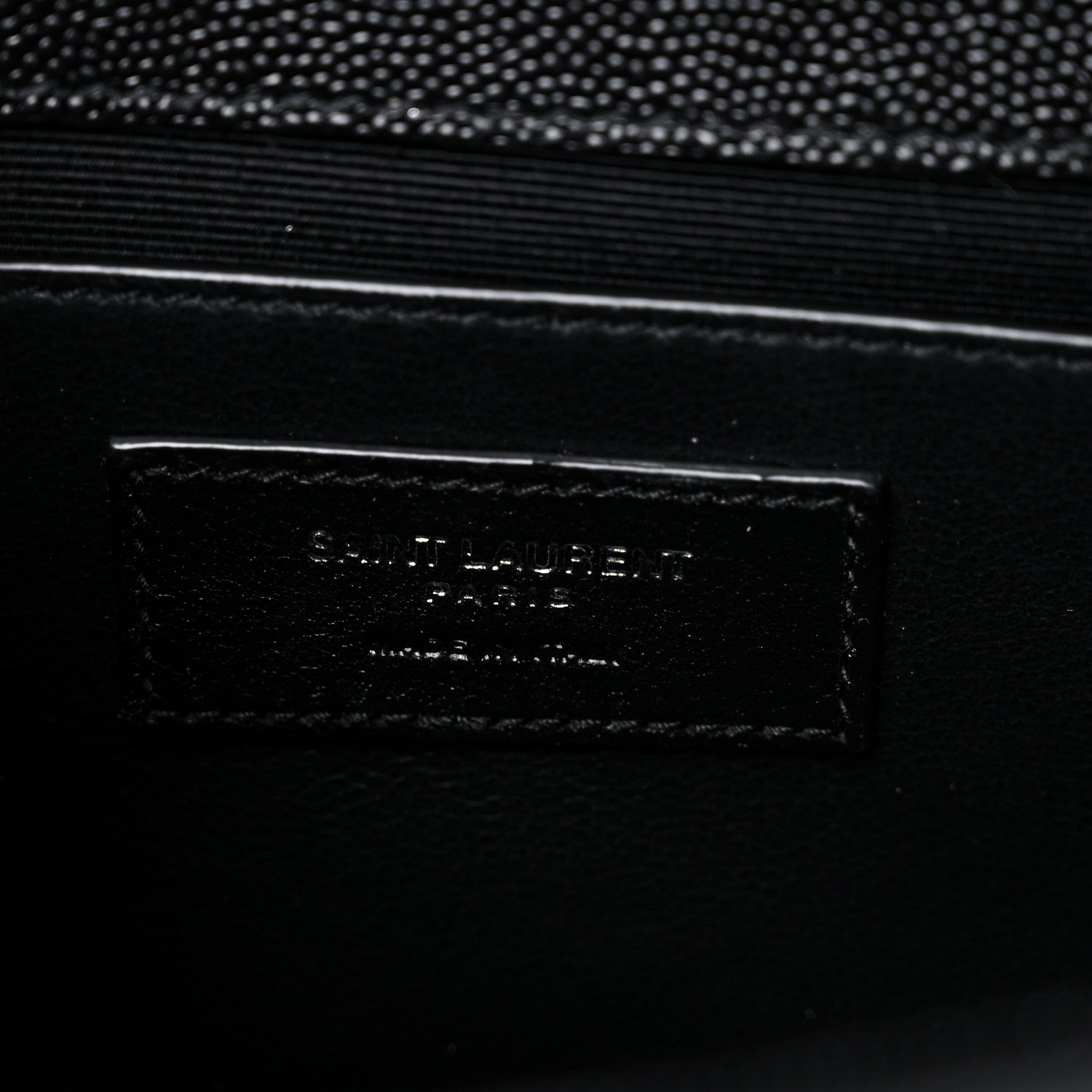 Saint Laurent Grain De Poudre Small Monogram Kate Satchel Black 6 of 8