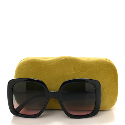 Gucci Acetate Square GG Web Sunglasses GG0713S Black 7 of 7