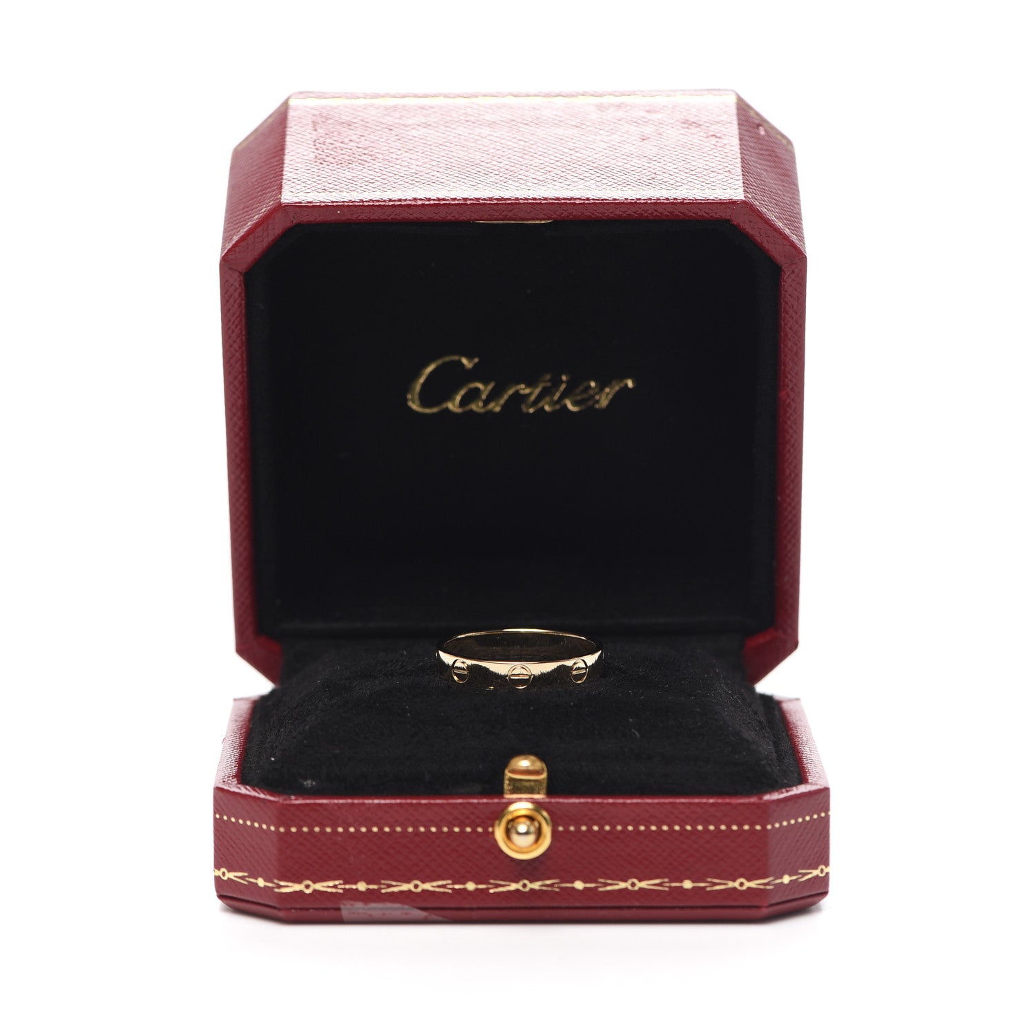 Cartier 18K Yellow Gold 3.5mm LOVE Wedding Band Ring 59 8.75 5 of 5