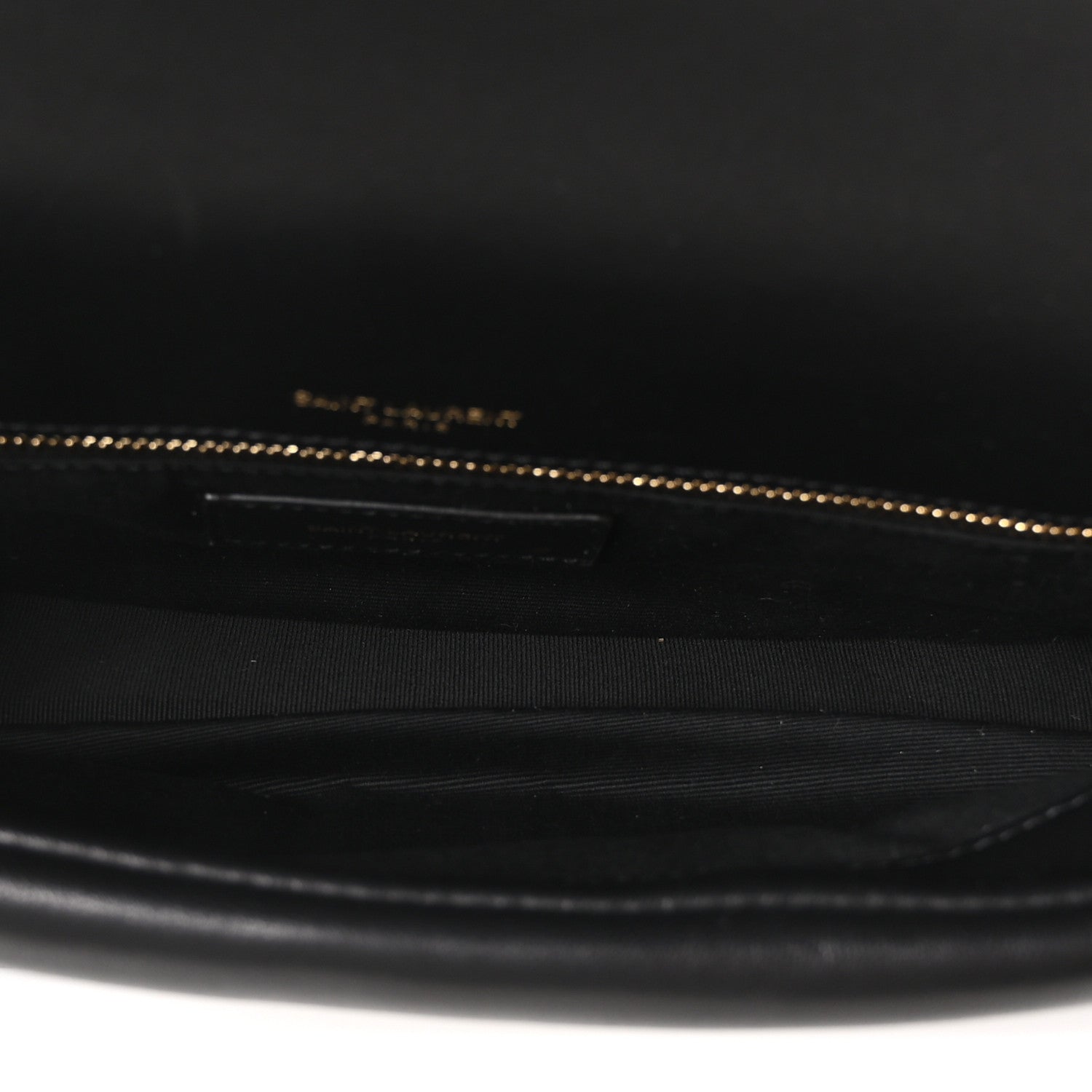 Saint Laurent Plunged Lambskin Calypso Black 1862957 – FASHIONPHILE