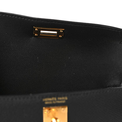 Hermes Epsom Mini Kelly Sellier 20 Black 10 of 11