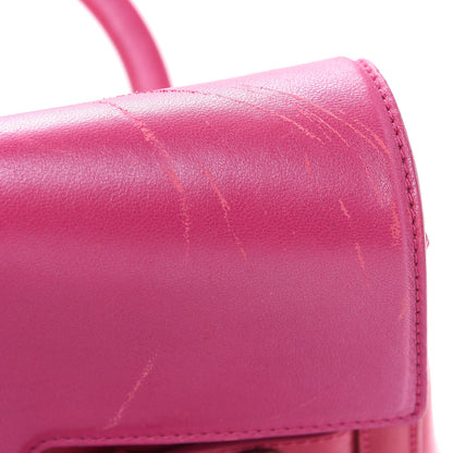 Versace Patent Calfskin Large Signature Tote Pink 9 of 16