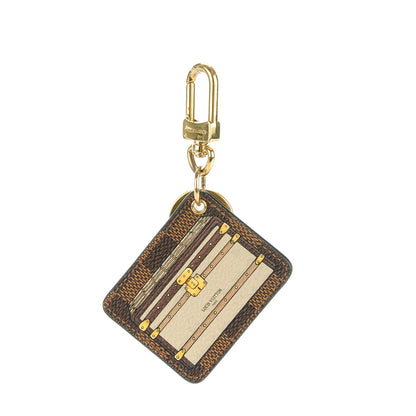 Louis Vuitton Damier Ebene Trunks and Locks Bag Charm 1 of 5