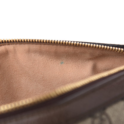 Gucci GG Supreme Monogram Web Medium Ophidia Boston Brown 7 of 14
