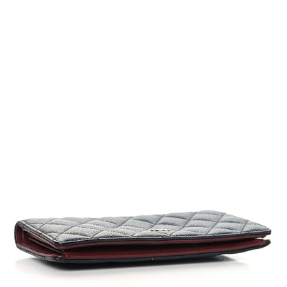 Chanel Caviar Quilted Yen Wallet Black 4 of 9