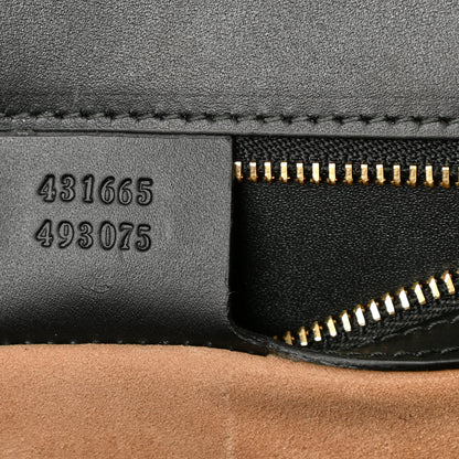 Gucci Guccissima Signature Medium Sylvie Top Handle Bag Black 7 of 8