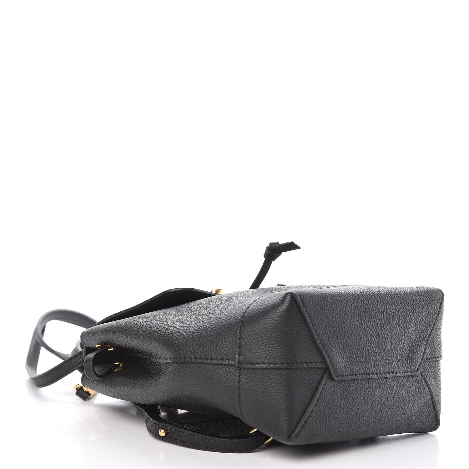 Louis Vuitton Calfskin Lockme Mini Backpack Black 4 of 10