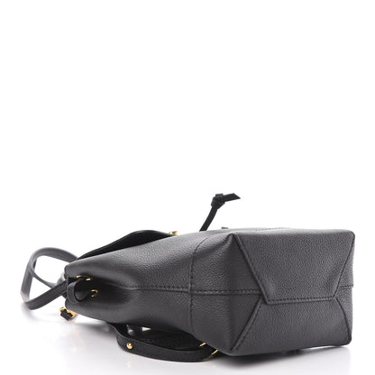 Louis Vuitton Calfskin Lockme Mini Backpack Black 4 of 10