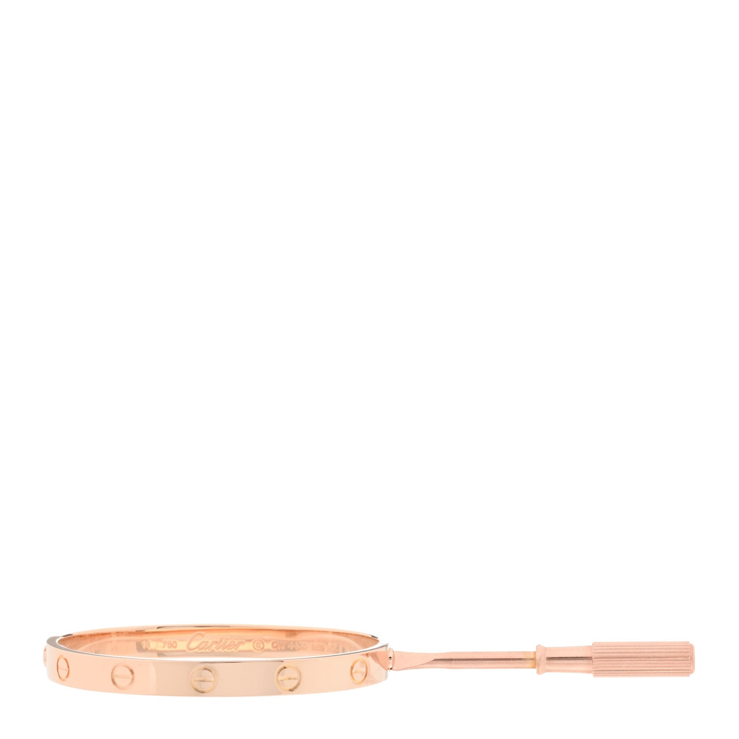 18K Pink Gold LOVE Bracelet 16