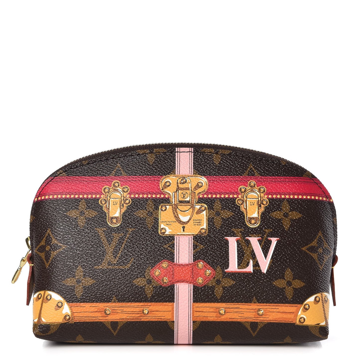 Monogram Summer Trunks Cosmetic Pouch PM