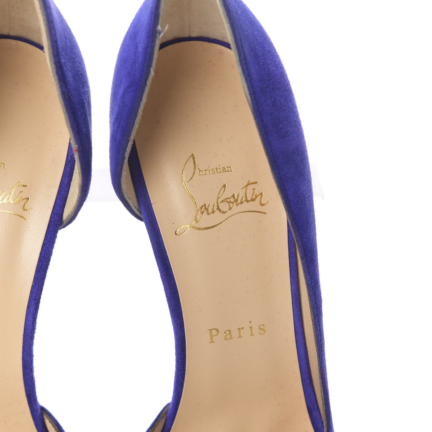 Veau Velour Iriza 100 Pumps 38.5 Purple Pop