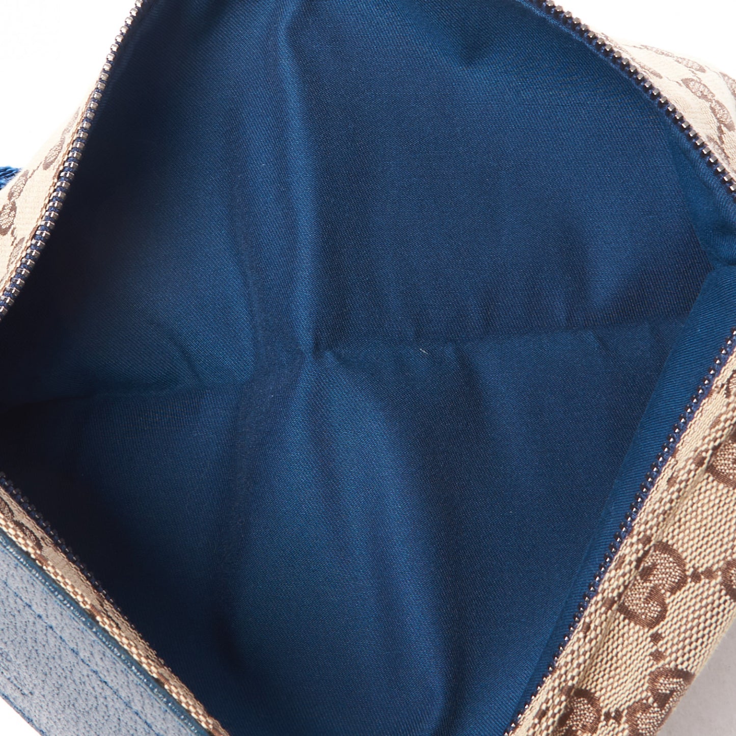 Monogram Web Belt Bag Navy
