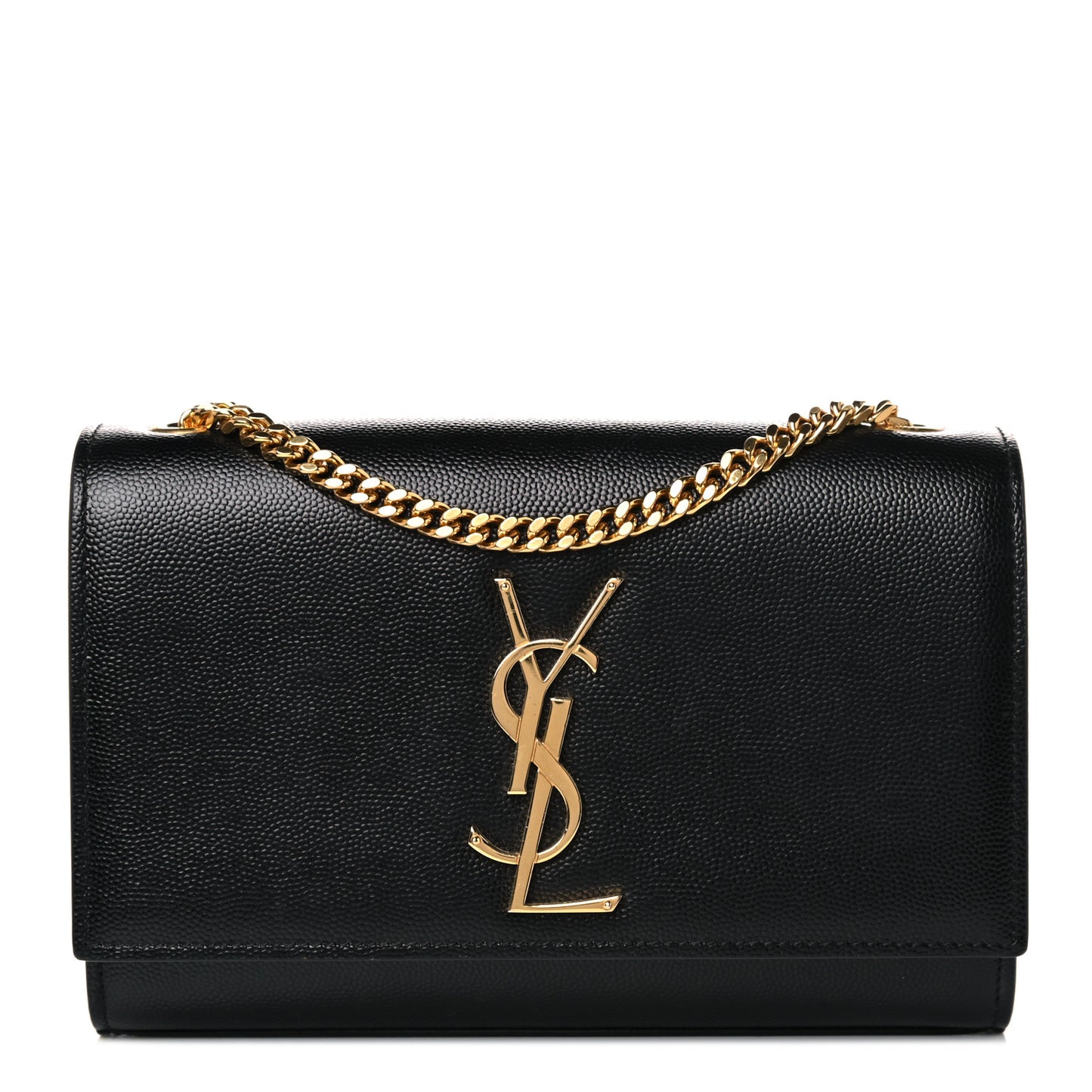 Grain De Poudre Small Monogram Kate Satchel Black