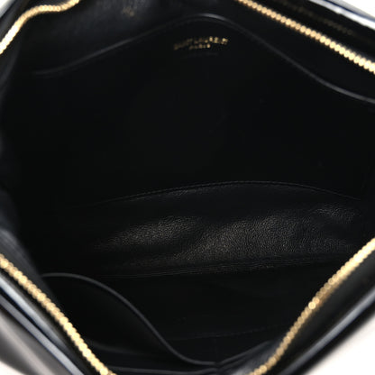 Saint Laurent Patent Large Calypso Pouch Black 5 of 10