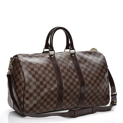 Louis Vuitton Damier Ebene Keepall Bandouliere 45 4 of 17