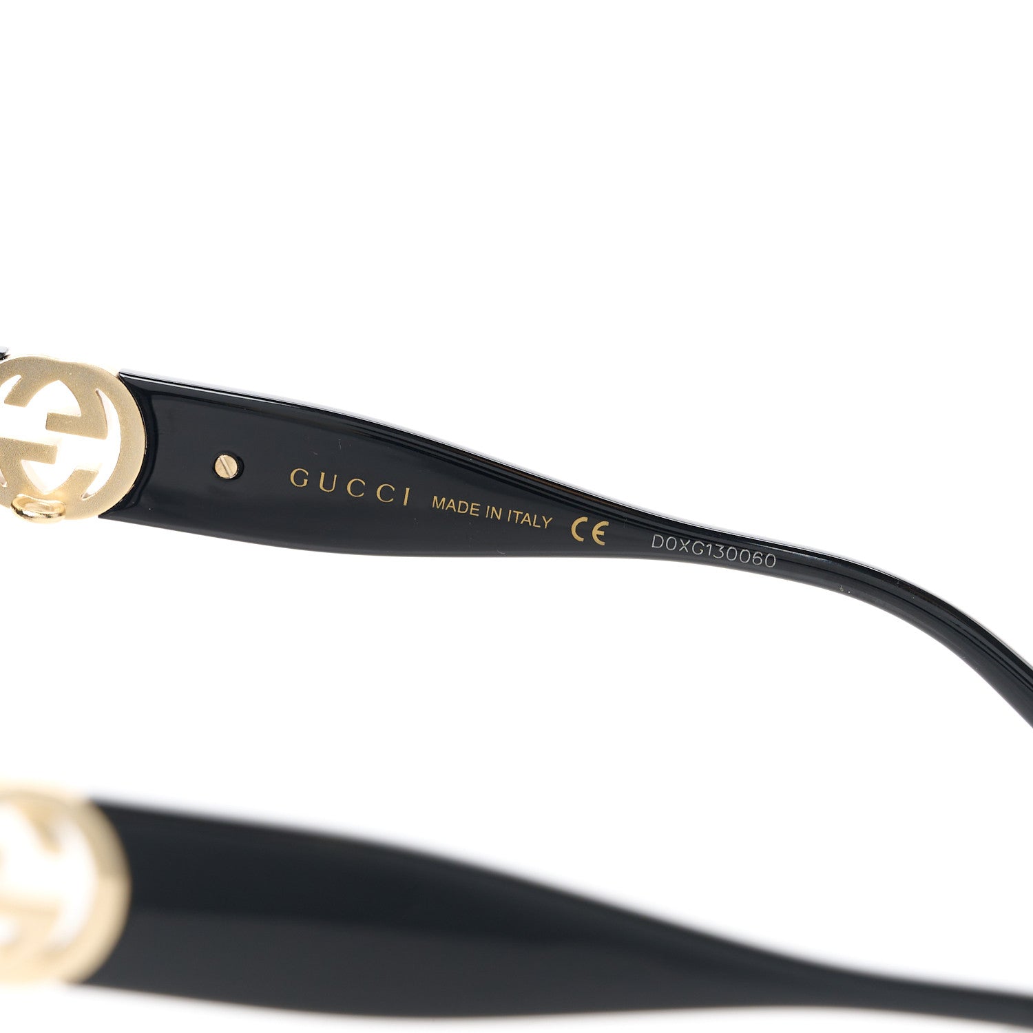 Gucci Acetate Square Frame Chain Sunglasses GG1023S Black 6 of 9