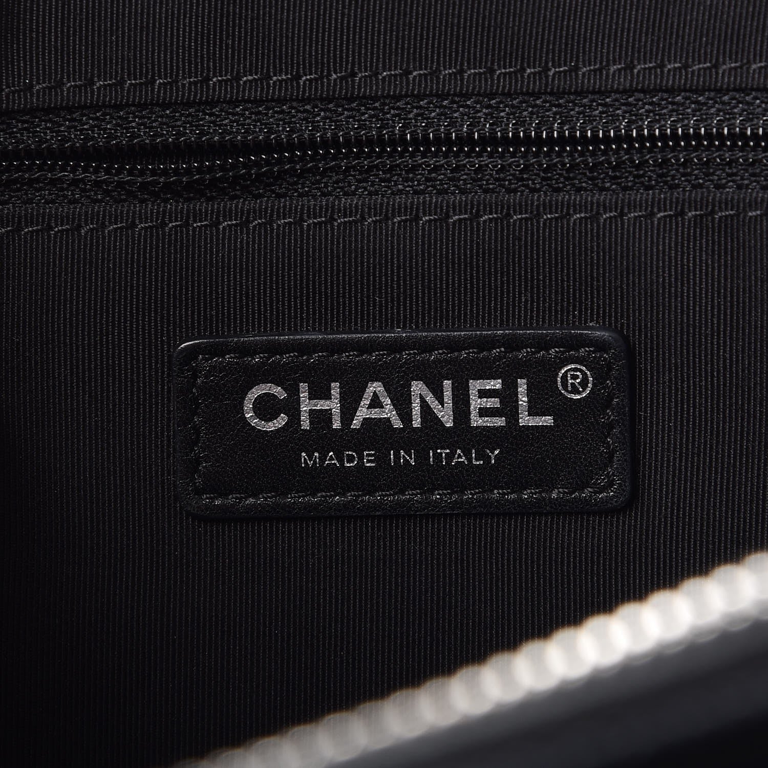 Chanel Caviar Stitched Shopping Tote Black 6 of 13
