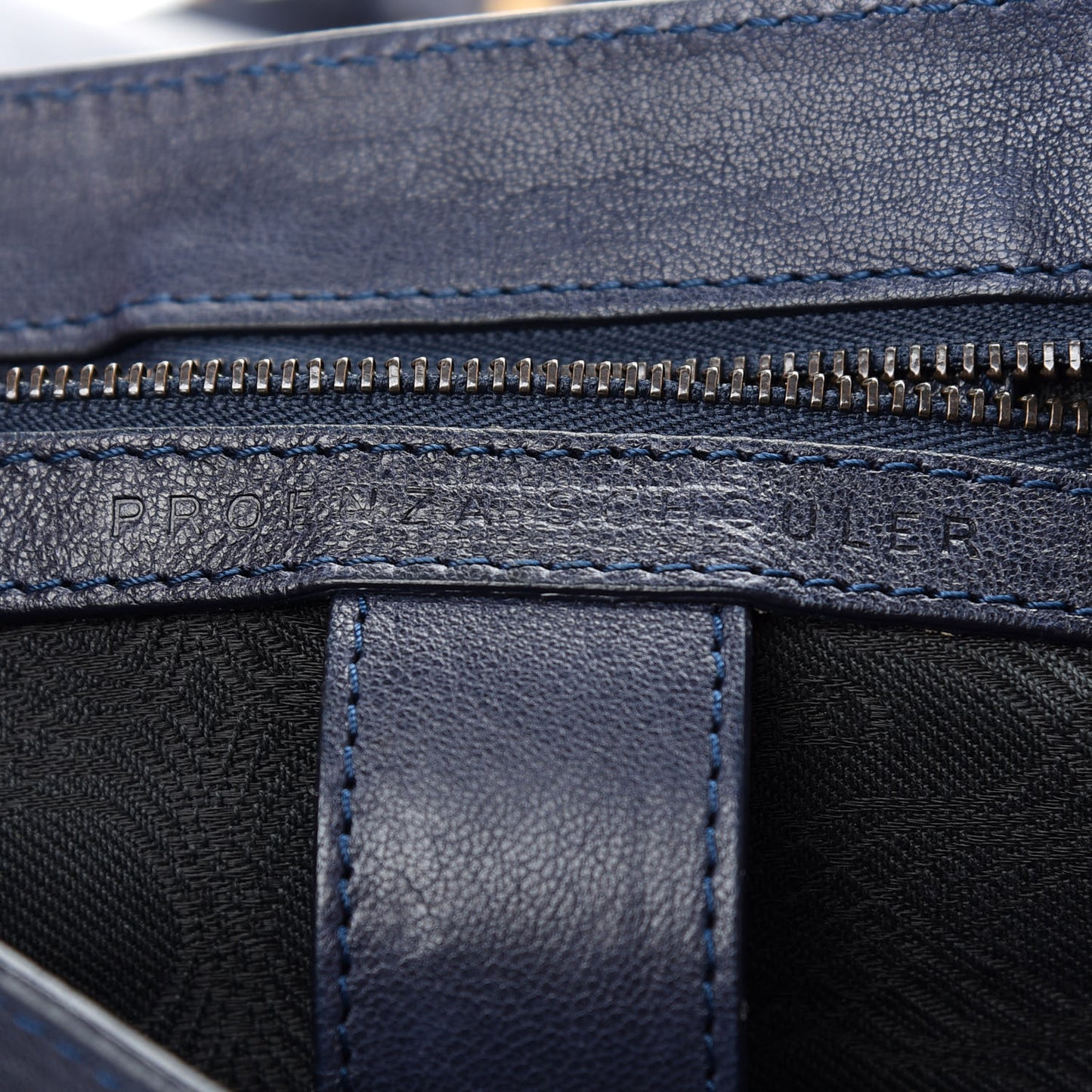 Lambskin Large PS1 Satchel Midnight