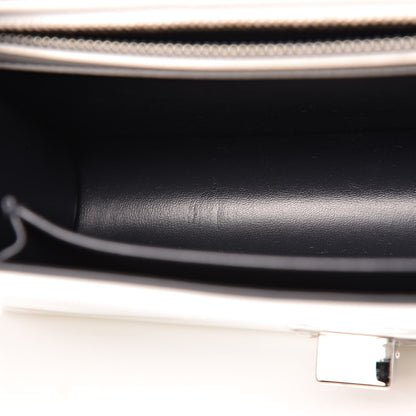 Christian Dior Patent Micro-Cannage Small Diorama Flap Bag White 7 of 13
