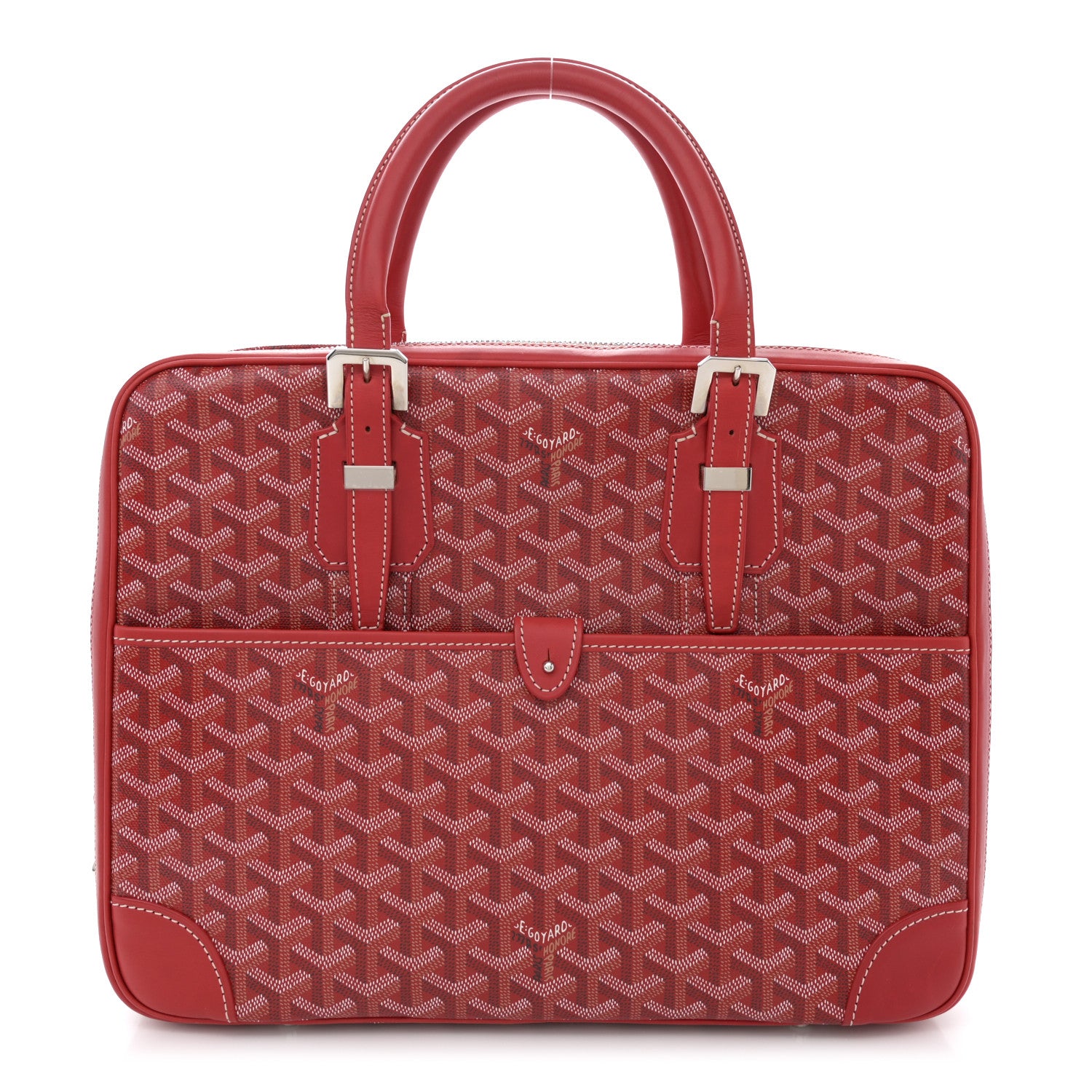 Goyard Goyardine Ambassade PM Briefcase Red 1 of 11
