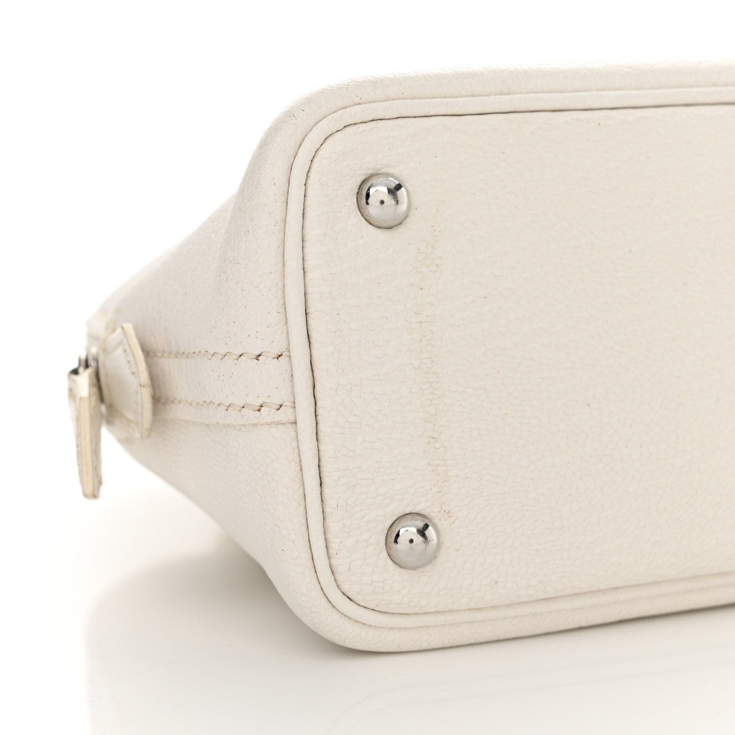 Hermes Chevre Mysore Mini 1923 Bolide White 9 of 19